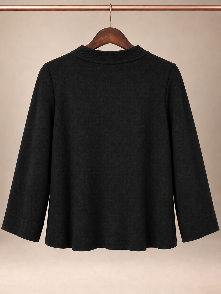 Love Ever After Geometric Gold Button Cardigan Sweater - L