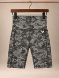 Women's Best Camo Seamless High-Waisted Cycling Shorts – Grey Khaki Size XS NWOT