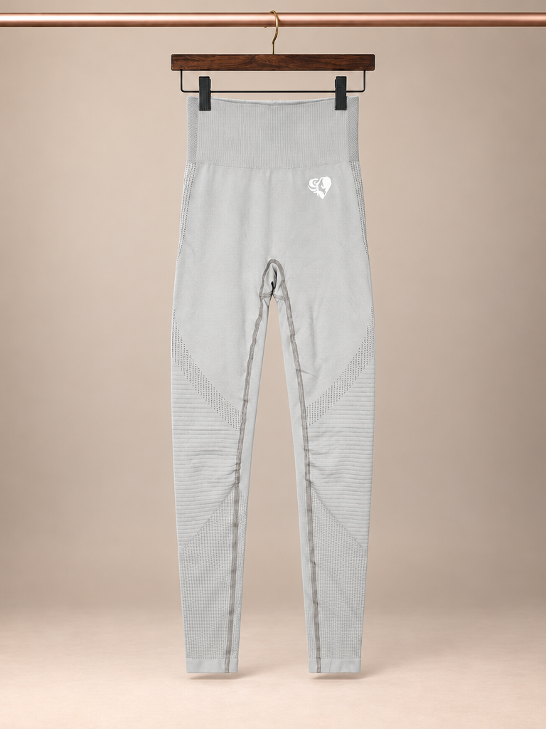Women's Best Power Seamless High-Waisted Leggings – Washed Light Grey Size -XS NWOT