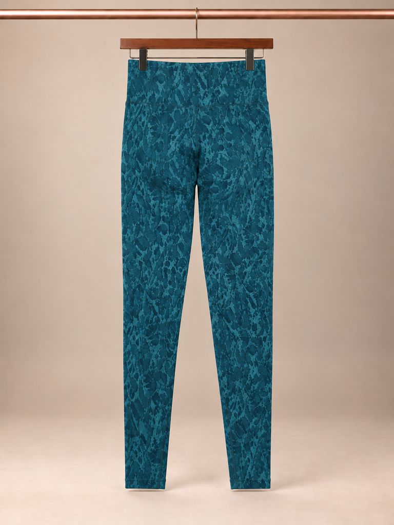 Gymshark Adapt Animal Seamless Leggings – Butterfly Teal Jacquard Scrunch Gym -Small NWOT