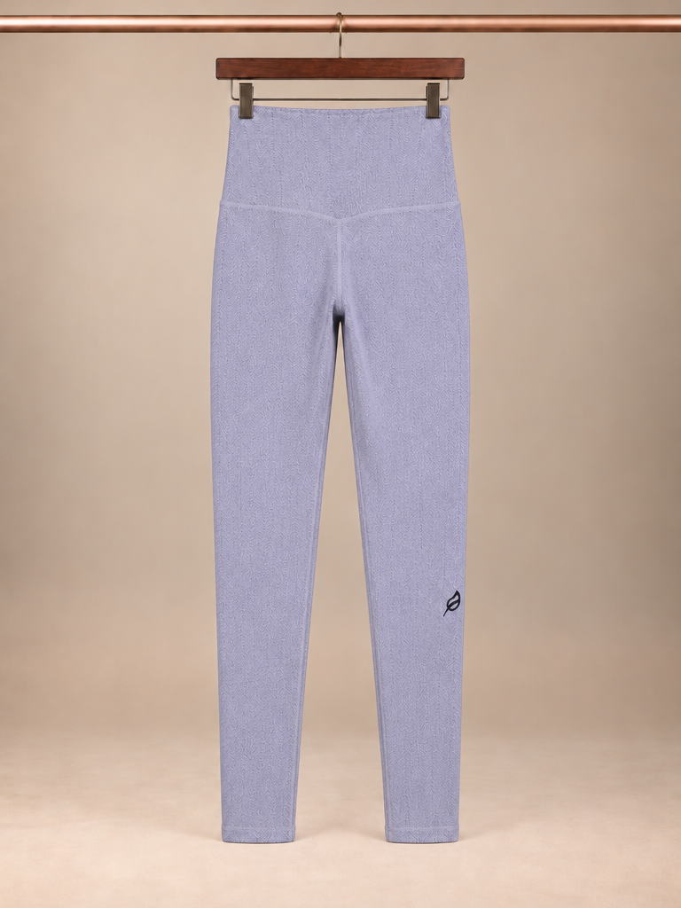 P'tula Alainah Allure High-Waisted Leggings – Signature Herringbone Heather Gray XS NWOT