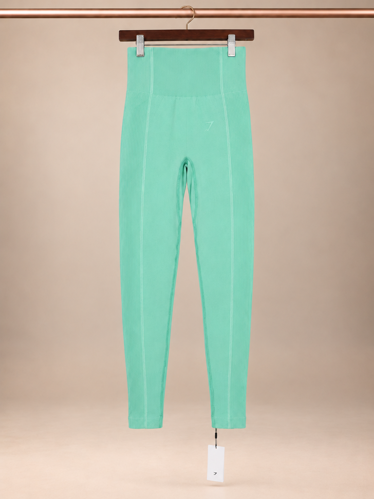 Gymshark Vital Seamless 2.0 Leggings – Spearmint Green Marl Workout Gym -XS NWT