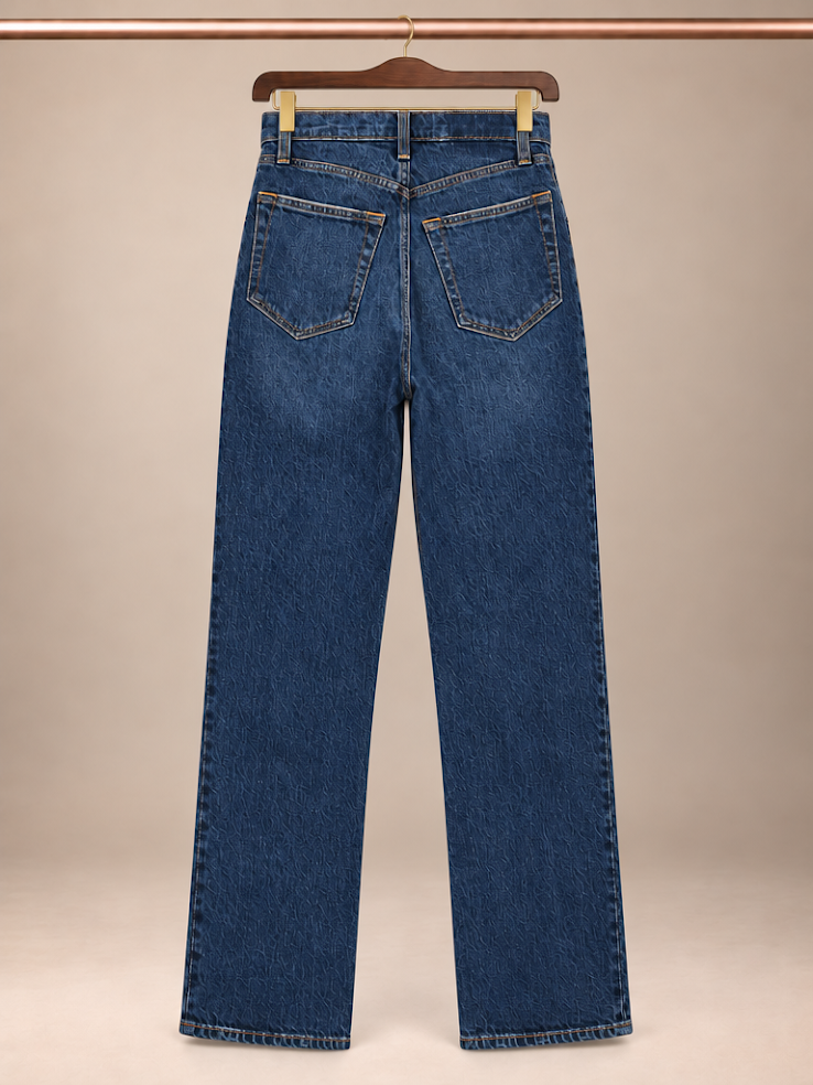 Abercrombie & Fitch The '90s Straight Ultra High Rise Rigid Jeans in Medium Wash size- 24/00