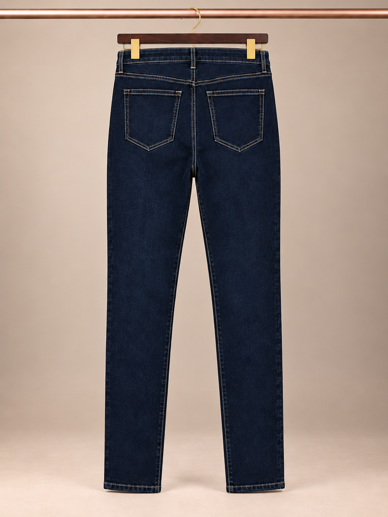 Nine West High-Rise Skinny Denim Jeans in Dark Indigo Wash size-10