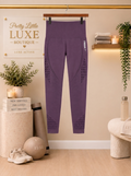 Gymshark Energy Seamless High-Waisted Leggings – Beet Dark Purple Ribbed Gym Small