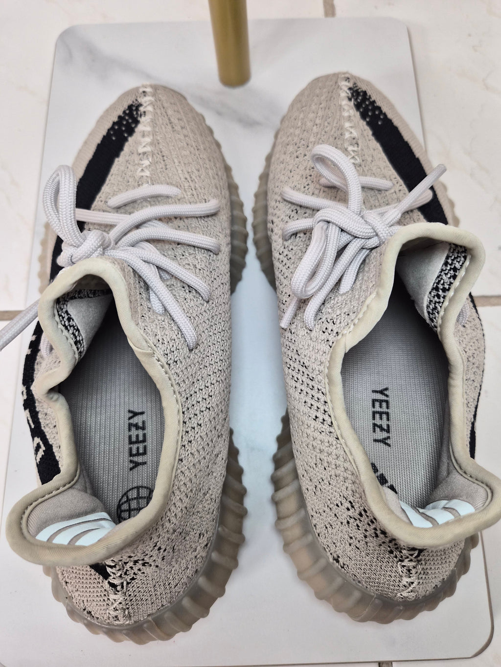 adidas Yeezy Boost 350 V2 Granite Core Black Sply-350 Sneakers size- 8.5